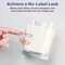 Avery Glossy Clear Round Labels with Sure Feed, 2.25" diameter
